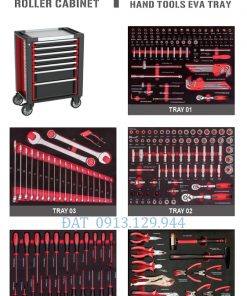 Tủ 7 ngăn 229 chi tiết dụng cụ LUX 7229T