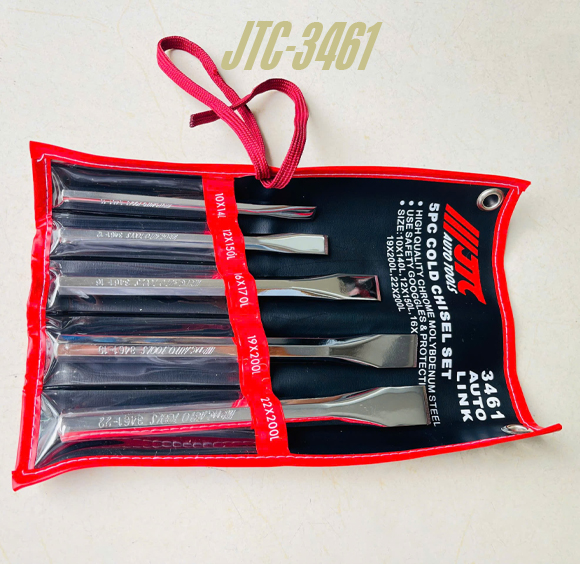 Bộ đục dẹp 5 chi tiết JTC-3461 Bộ đục dẹp 5 chi tiết JTC-3461