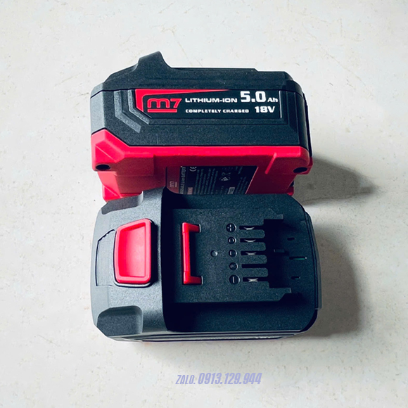 Bộ súng vặn ốc 1/2" dùng pin 18V 5.0Ah M7-DW-401V