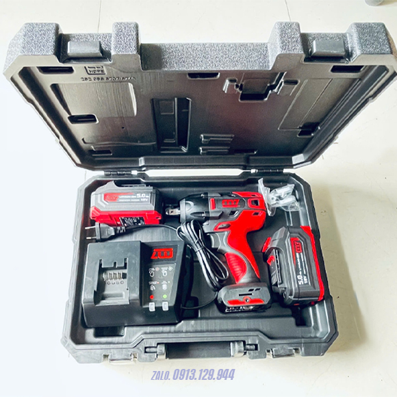 Bộ súng vặn ốc 1/2" dùng pin 18V 5.0Ah M7-DW-401V Bộ súng vặn ốc 1/2" dùng pin 18V 5.0Ah M7-DW-401V