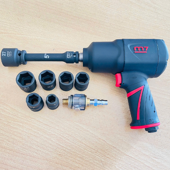 Bộ súng vặn ốc khí nén 1/2" 11 chi tiết M7-NC-4233Q-KIT